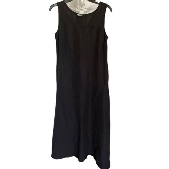 Vintage linen Blend Asymmetrical Hem Dress, 10 - Picture 1 of 4